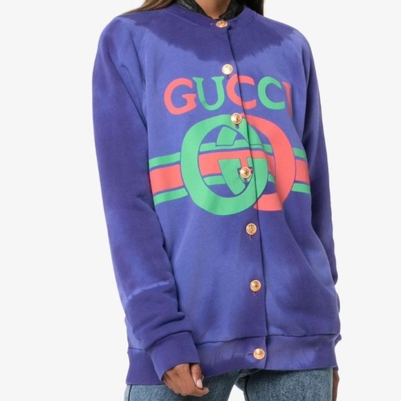 Gucci cotton sweatshirt with Gucci logo - Picture 4 of 4